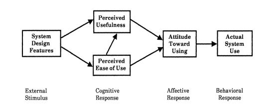 图1 TAM理论模型