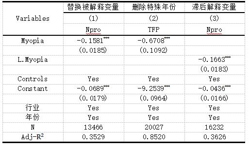 表5 稳健性检验