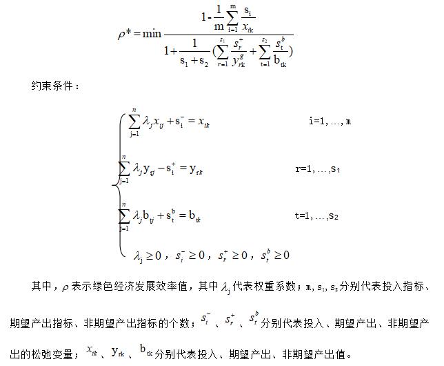DEA-SBM模型