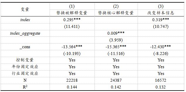 表4 稳健性检验